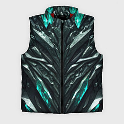 Мужской жилет Зелёная малахитовая броня