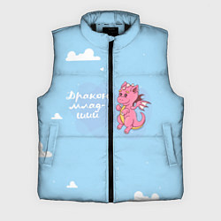 Мужской жилет Младший дракон, цвет: 3D-черный