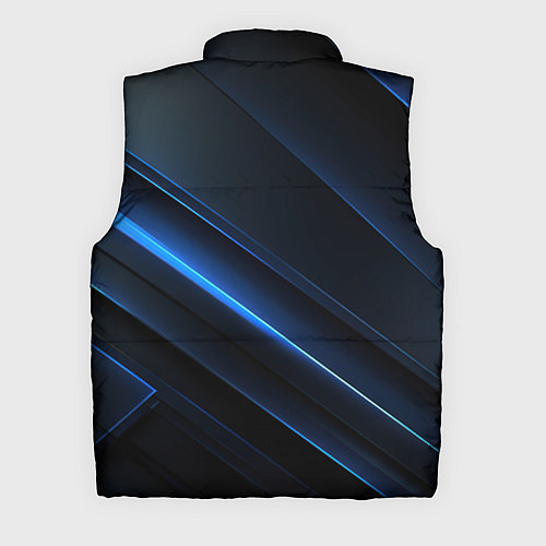 Мужской жилет Темно-синий абстрактный фон абстракция / 3D-Светло-серый – фото 2