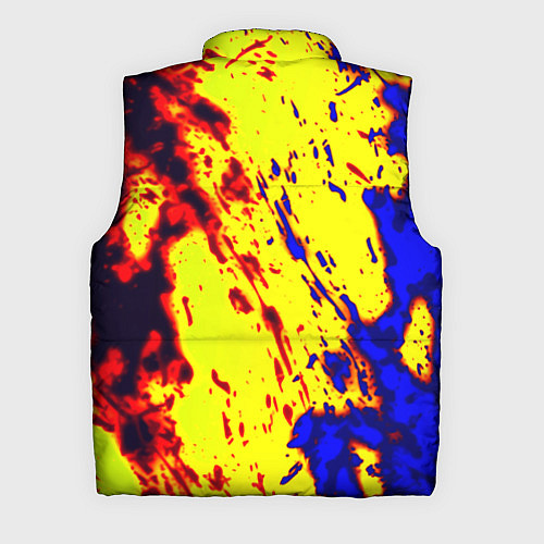 Мужской жилет Герб РФ огненный стиль текстура / 3D-Красный – фото 2