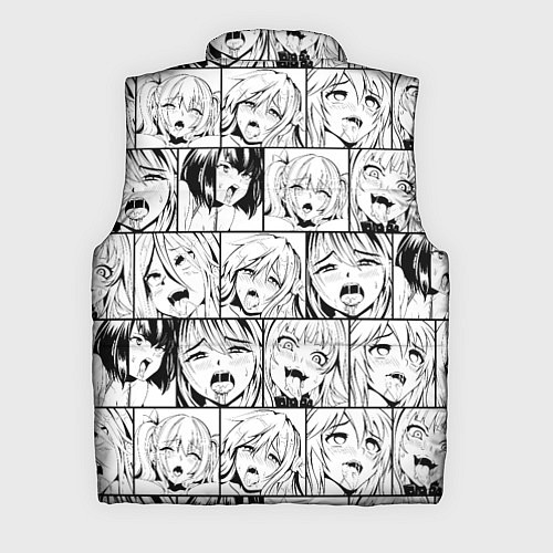 Мужской жилет Ahegao pattern / 3D-Красный – фото 2