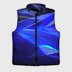 Мужской жилет Black and blue abstract background sport style