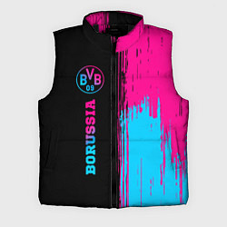 Мужской жилет Borussia - neon gradient по-вертикали, цвет: 3D-черный
