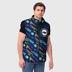 Мужской жилет Brighton градиентные мячи, цвет: 3D-черный — фото 2