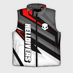 Мужской жилет Helldivers 2: Skull Logo, цвет: 3D-светло-серый