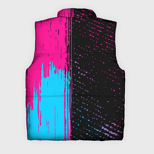 Мужской жилет Barcelona - neon gradient по-вертикали / 3D-Черный – фото 2