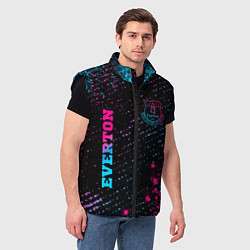Мужской жилет Everton - neon gradient вертикально, цвет: 3D-черный — фото 2