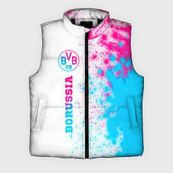 Мужской жилет Borussia neon gradient style по-вертикали