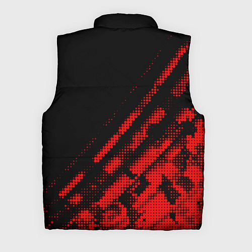 Мужской жилет Hoffenheim sport grunge / 3D-Красный – фото 2