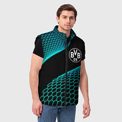 Мужской жилет Borussia football net, цвет: 3D-черный — фото 2