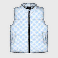 Мужской жилет Паттерн бело-голубой, цвет: 3D-светло-серый