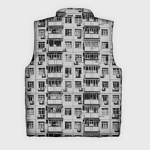 Мужской жилет Панелька в черно-белых тонах / 3D-Черный – фото 2