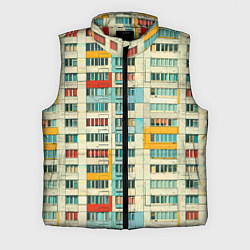 Мужской жилет Яркая панелька, цвет: 3D-красный