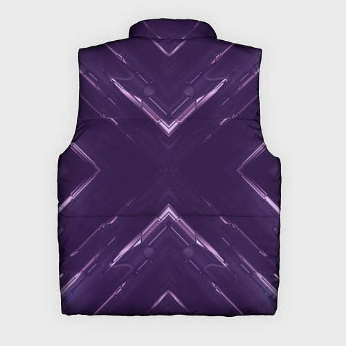 Мужской жилет Космические треугольники икс / 3D-Красный – фото 2