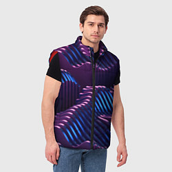 Мужской жилет Объемные пластины изгибающиеся, цвет: 3D-красный — фото 2