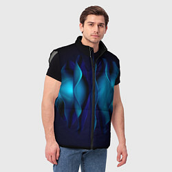 Мужской жилет Объемные пластины шаром, цвет: 3D-светло-серый — фото 2