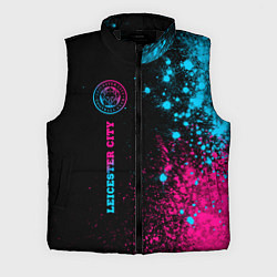 Мужской жилет Leicester City - neon gradient по-вертикали