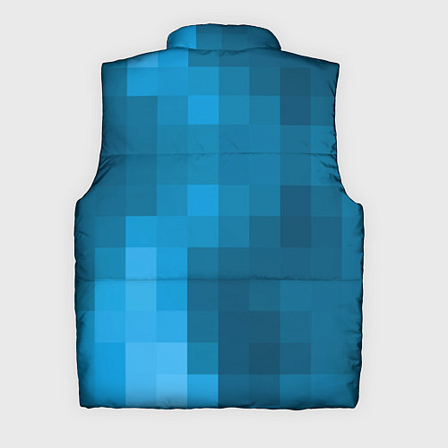 Мужской жилет Minecraft water cubes / 3D-Светло-серый – фото 2