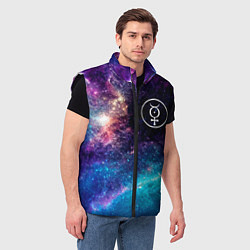 Мужской жилет Marilyn Manson space rock, цвет: 3D-черный — фото 2