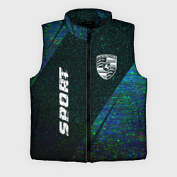 Мужской жилет Porsche sport glitch blue