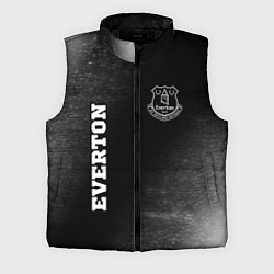 Мужской жилет Everton sport на темном фоне вертикально, цвет: 3D-черный