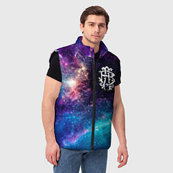 Мужской жилет Nickelback space rock, цвет: 3D-черный — фото 2