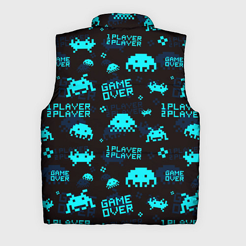 Мужской жилет Game over 1 player 2 player / 3D-Черный – фото 2