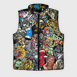 Мужской жилет Разноцветные татуировки в стиле граффити