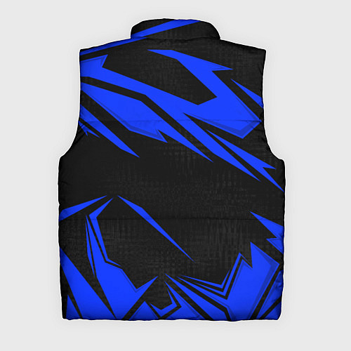 Мужской жилет Volkswagen - blue stripes / 3D-Черный – фото 2