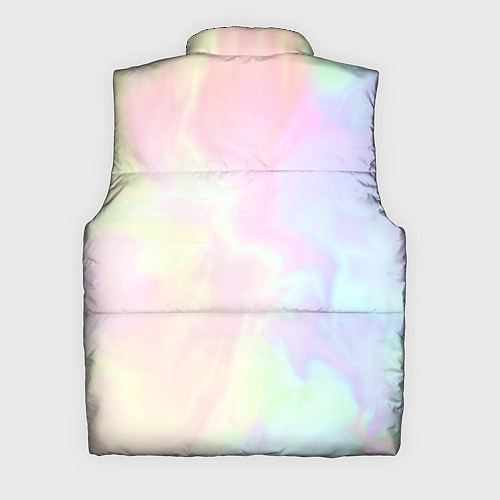 Мужской жилет Светлые краски тай-дай / 3D-Красный – фото 2