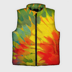 Мужской жилет Абстракция цветение акрил