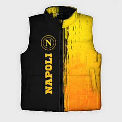 Мужской жилет Napoli - gold gradient по-вертикали, цвет: 3D-черный