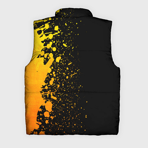 Мужской жилет Real Madrid - gold gradient по-вертикали / 3D-Черный – фото 2