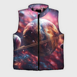 Мужской жилет Объемный космос и планеты