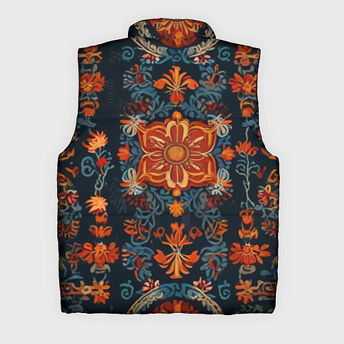 Мужской жилет Текстуры в славянском стиле / 3D-Черный – фото 2