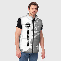 Мужской жилет Brighton sport на светлом фоне по-вертикали, цвет: 3D-черный — фото 2