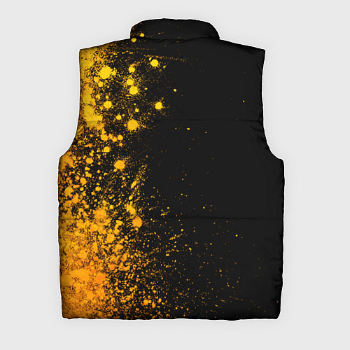 Мужской жилет Roma - gold gradient по-вертикали / 3D-Черный – фото 2