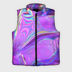 Мужской жилет Неоновый розовый бензин, цвет: 3D-светло-серый
