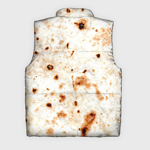 Мужской жилет Текстура светлого лаваша / 3D-Черный – фото 2