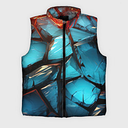 Мужской жилет Синие объемные плиты