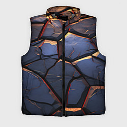 Мужской жилет Темная абстрактная объемная плитка