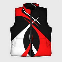 Мужской жилет Красные и белые линии