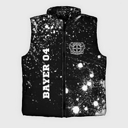 Мужской жилет Bayer 04 sport на темном фоне вертикально, цвет: 3D-черный