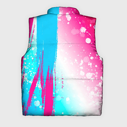 Мужской жилет Porto neon gradient style по-вертикали / 3D-Черный – фото 2