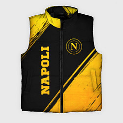 Мужской жилет Napoli - gold gradient вертикально, цвет: 3D-черный