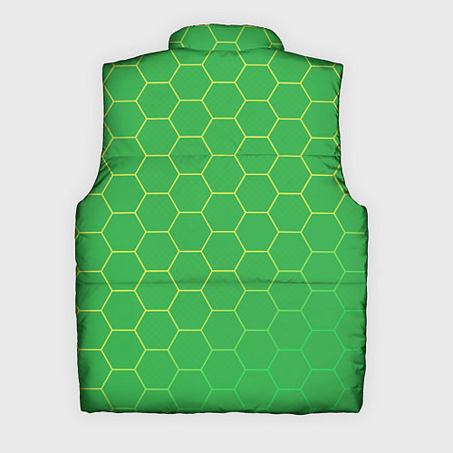 Мужской жилет Шестигранники фисташковый / 3D-Черный – фото 2