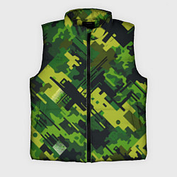 Мужской жилет Camouflage - pattern ai art, цвет: 3D-черный