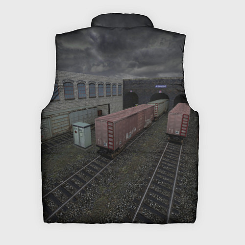 Мужской жилет Counter Strike 1 6 de train / 3D-Черный – фото 2