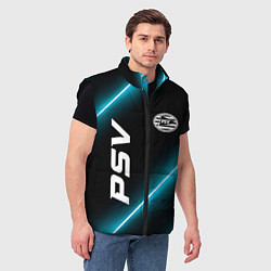 Мужской жилет PSV неоновые лампы, цвет: 3D-черный — фото 2