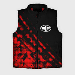 Мужской жилет FAW sport grunge, цвет: 3D-красный